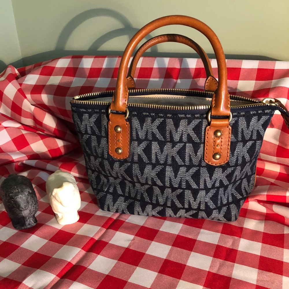 Michael Kors Canvas & leather tote bag